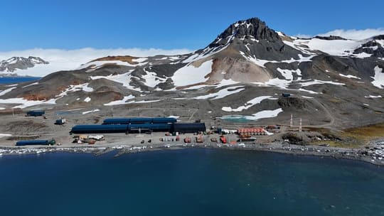 Estação Antártica Comandante Ferraz, na Ilha Rei George