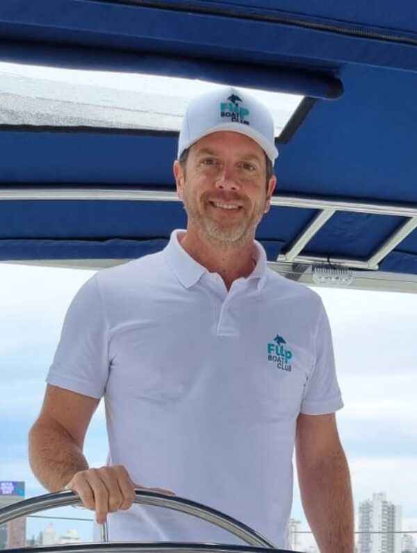 Othon Barcellos, sócio fundador da Flip Boat Club